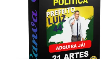 Pack Canva Política - 21 Artes Editáveis