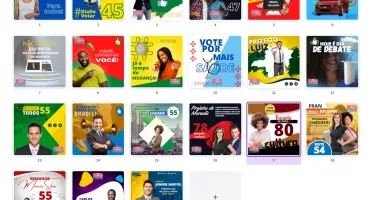 Pack Canva Política - 21 Artes Editáveis
