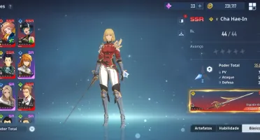 Conta solo leveling nível 44
