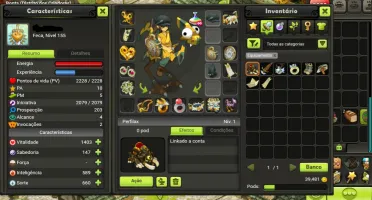 Brutas - Dofus Touch com 3 Char 200 OSA/CRA/PANDA