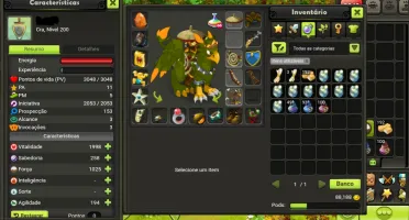 Brutas - Dofus Touch com 3 Char 200 OSA/CRA/PANDA