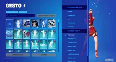 CONTA FORTNITE DESDA SEASON 4