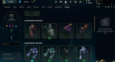 Conta de Lol MAIN TOP - D1 - 77 SKINS