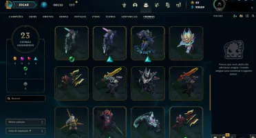 Conta de Lol MAIN TOP - D1 - 77 SKINS