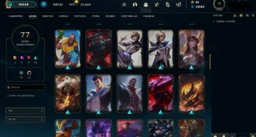 Conta de Lol MAIN TOP - D1 - 77 SKINS