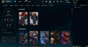Conta de Lol MAIN TOP - D1 - 77 SKINS