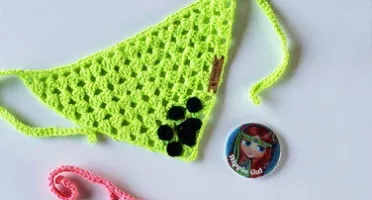 Bandana Pet em Crochê
