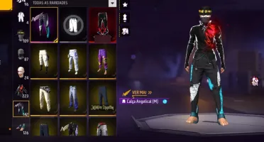 Conta Free Fire Top - Personagens e Skins Raras!