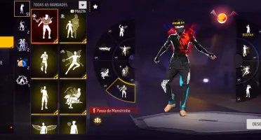 Conta Free Fire Top - Personagens e Skins Raras!