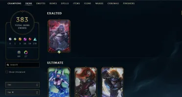 Conta LOL Todas As Skins MAIS RARAS (Todas PAX e +)
