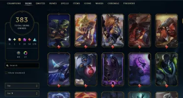 Conta LOL Todas As Skins MAIS RARAS (Todas PAX e +)