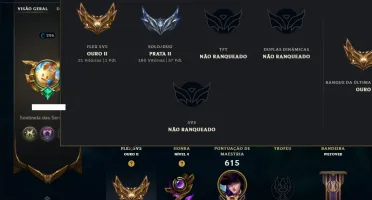 Prata 2 com TODOS os Champs e 237 Skins ( SUP / ADC )