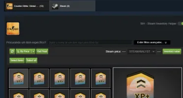 Contas 14 anos OP Correnteza Diamantada e Steam Desbloqueada