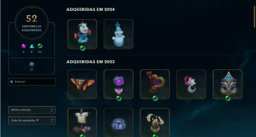 Conta Mestre - Todos os campeões, 481 Skins (skins raras)