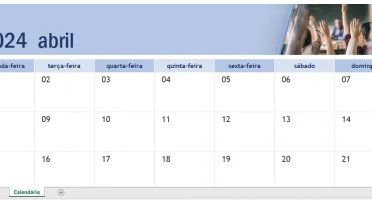 Calendario Academico Com Fotos - Editavel