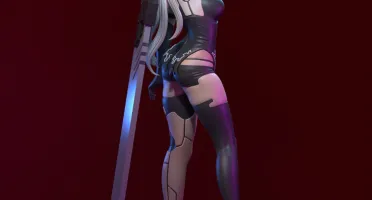 A2 Nier 3D - Arquivo .Stl Para Impressão 3D