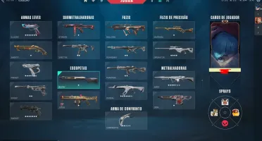 Conta valorant 2k gastos, muitos pacotes, full skin.