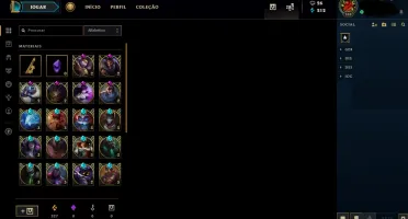 CONTA LVL 188 / PLATINA 3 / 96 SKINS