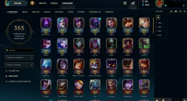 CONTA LVL 188 / PLATINA 3 / 96 SKINS