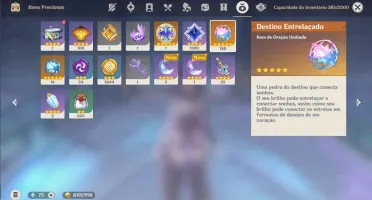 Conta Genshin impact AR57 - 10 Personagens 5* + 3 armas 5*