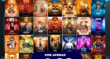 Pack de artes disponível para Photoshop, Corel e Canva