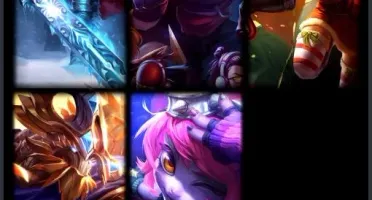 conta league of legends !! gold 5 com borda e skin !!