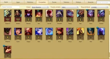 CONTA LEAGUE OF LEGENDS BR- 17 SKINS - 21 CHAMPS - UNRANKED