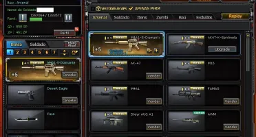 Conta com M4A1-S Diamante