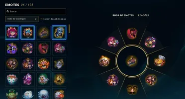 prata, 6 Skins, Upada na Mão, 10K Ea, Ouro Flex, Lol Lvl 36