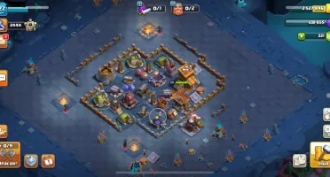 Clash of clans CV12 5⭐ + BC 9 + skins e itens