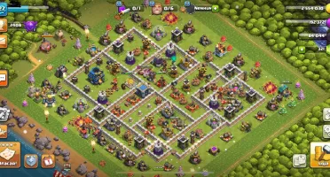 Clash of clans CV12 5⭐ + BC 9 + skins e itens