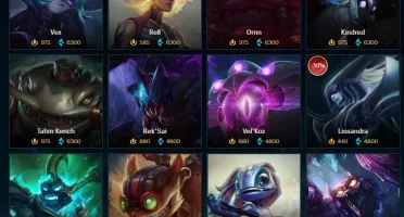 Conta de LoL, 172 skins, icones e mais