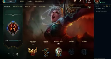 Conta Lol Main Riven + Ouro 5