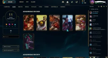 Vendo Conta do Lol 80R$