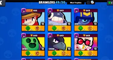 Brawn stars 50/50 todos em poder 10