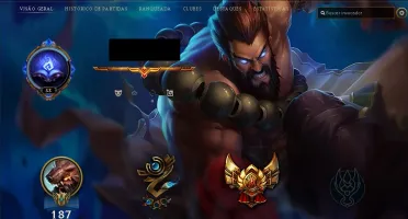 Conta Lol Gold V (+Borda); 86 campeões e 39 skins