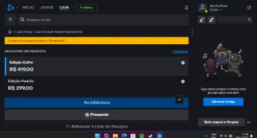 Conta Cod MW3 Edicao cofre
