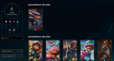 CONTA LEAGUE OF LEGENDS WIN RATE 70%