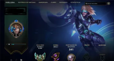Conta lol platina 5 mmr bom