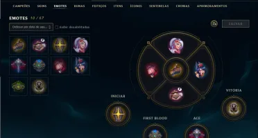 Conta lol platina 5 mmr bom