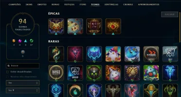 Conta lol platina 5 mmr bom