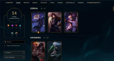 Conta lol platina 5 mmr bom