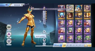 Conta Saint Seiya Novo Servidor