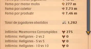 Conta ALBION ONline Coletor