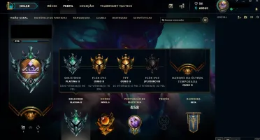 Conta LOL PLAT 2 Com 202 skins + cromas,sentinelas e +