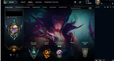 Conta LOL PLAT 2 Com 202 skins + cromas,sentinelas e +