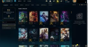 CONTA SMURF LOL NÍVEL 35