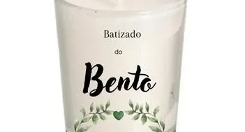 Lembrancinha Vela Perfumada Batizado 70g
