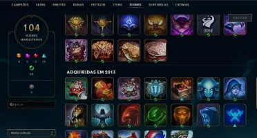 Conta Lol 2011 Kayle Juiza Rammus Rei + 137 skins