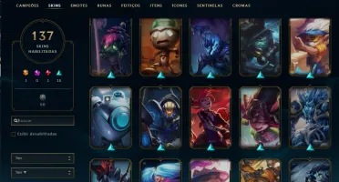 Conta Lol 2011 Kayle Juiza Rammus Rei + 137 skins